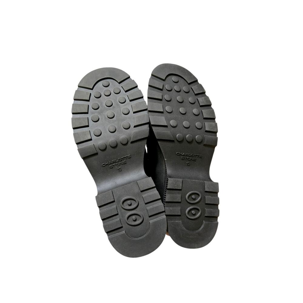 Charlotte Stone Chandler Black Retro Dopamine Tasseled Lug Sole Loafer - Picture 8 of 10